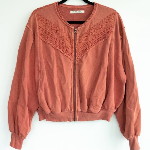 Jackets & Blazers - Free People True Blue Cotton Jacket
